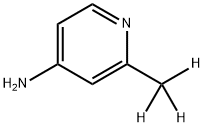 4-Amino-2-(methyl-d3)-pyridine Struktur