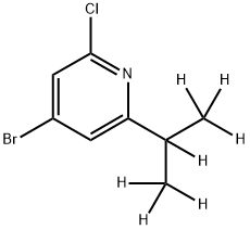 4-Bromo-2-chloro-6-(iso-propyl-d7)-pyridine|