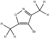 4-Bromo-3,5-(dimethyl-d6)-isoxazole Structure