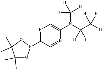 5-(Methylethylamino-d8)-pyrazine-2-boronic acid pinacol ester|