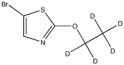 5-Bromo-2-(ethoxy-d5)-thiazole Struktur
