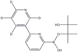 6-(3-Pyridyl-d4)-pyridine-2-boronic acid pinacol ester Struktur