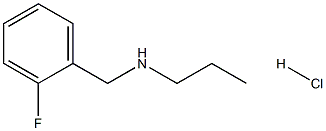[(2-fluorophenyl)methyl](propyl)amine hydrochloride 化学構造式