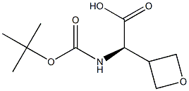 (R)-2-((TERT-BUTOXYCARBONYL)AMINO)-2-(OXETAN-3-YL)ACETIC ACID Struktur