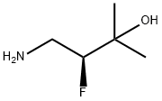 (S)-4-AMINO-3-FLUORO-2-METHYLBUTAN-2-OL Struktur