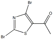 1-(dibromo-1,3-thiazol-5-yl)ethan-1-one Struktur