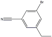 3-BROMO-5-ETHYLBENZONITRILE Structure