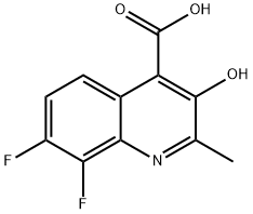 7,8-DIFLUORO-3-HYDROXY-2-METHYLQUINOLINE-4-CARBOXYLIC ACID