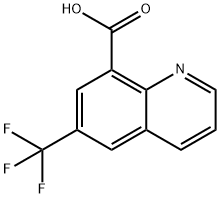 6-(三氟甲基)喹啉-8-羧酸, 2089649-11-4, 结构式