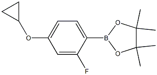 2-(4-cyclopropoxy-2-fluorophenyl)-4,4,5,5-tetramethyl-1,3,2-dioxaborolane