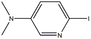 (6-Iodo-pyridin-3-yl)-dimethyl-amine,,结构式