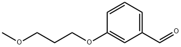 3-(3-methoxypropoxy)benzaldehyde, 947274-14-8, 结构式