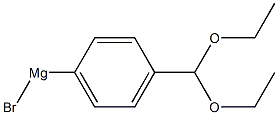 4-(Diethoxymethyl)phenylmagnesium bromide Struktur