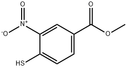 METHYL3-NITRO-4-SULFANYLBENZOATE 化学構造式