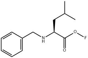(S)-2-(benzylamino)-4-fluoro-4-methylpentanoic acid Struktur