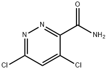 4,6-dichloropyridazine-3-carboxamide Struktur