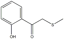2′-羟基-2-甲硫基苯乙酮, , 结构式