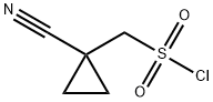 (1-Cyanocyclopropyl)methanesulfonyl chloride Struktur
