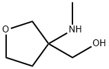 [3-(Methylamino)oxolan-3-yl]methanol 化学構造式