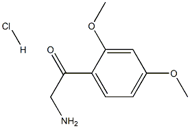 Α-氨基-2,4-二甲氧基苯乙酮盐酸盐, , 结构式