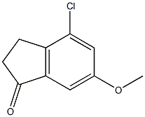 4-Chloro-6-methoxy-1-indanone Structure