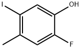 2-氟-5-碘-4-甲基苯酚,1823935-35-8,结构式