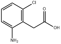 2-(2-氨基-6-氯苯基)乙酸 结构式