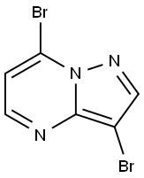 3,7-Dibromopyrazolo[1,5-a]pyrimidine,2375204-82-1,结构式