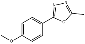 2-(4-Methoxy-phenyl)-5-methyl-[1,3,4]oxadiazole Structure