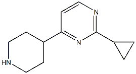 2-Cyclopropyl-4-piperidin-4-yl-pyrimidine