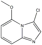 3-Chloro-5-methoxy-imidazo[1,2-a]pyridine 化学構造式