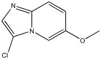 3-Chloro-6-methoxy-imidazo[1,2-a]pyridine, 2133820-20-7, 结构式