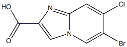 6-Bromo-7-chloro-imidazo[1,2-a]pyridine-2-carboxylic acid