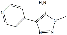 1-methyl-4-(pyridin-4-yl)-1H-1,2,3-triazol-5-amine Struktur