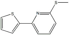 2-(methylthio)-6-(thiophen-2-yl)pyridine 结构式