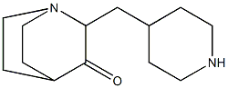 2-(piperidin-4-ylmethyl)quinuclidin-3-one Struktur