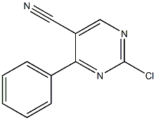 2-chloro-4-phenylpyrimidine-5-carbonitrile Structure