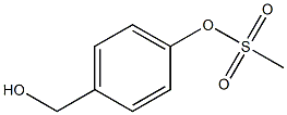 4-(hydroxymethyl)phenyl methanesulfonate Struktur
