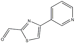 4-(pyridin-3-yl)thiazole-2-carbaldehyde Struktur