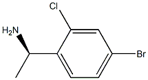 (R)-1-(4-bromo-2-chlorophenyl)ethanamine,1213546-44-1,结构式