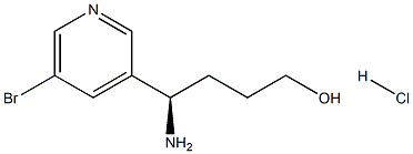  (R)-4-AMINO-4-(5-BROMOPYRIDIN-3-YL)BUTAN-1-OL HYDROCHLORIDE