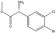  (R)-methyl 2-amino-2-(4-bromo-3-chlorophenyl)acetate