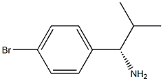 (S)-1-(4-bromophenyl)-2-methylpropan-1-amine,,结构式
