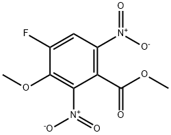 4-Fluoro-3-methoxy-2,6-dinitro-benzoic acid methyl ester,2104152-50-1,结构式