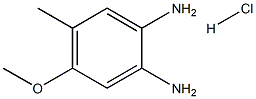 4-Methoxy-5-methyl-benzene-1,2-diamine hydrochloride, 2104152-52-3, 结构式