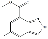 5-Fluoro-2H-indazole-7-carboxylic acid methyl ester Structure