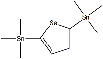 2,5-Bis-trimethylstannanyl-selenophene,,结构式