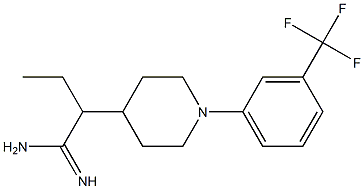 2-[1-(3-Trifluoromethyl-phenyl)-piperidin-4-yl]-butyramidine