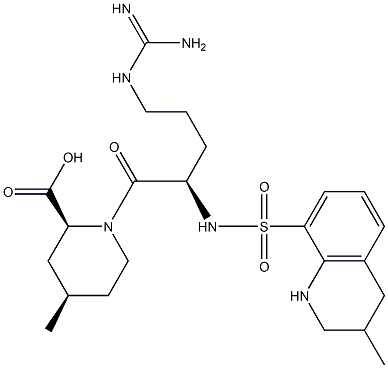 (2S,4R)-4-methyl-1-(((3-methyl-1,2,3,4-tetrahydroquinolin-8-yl)sulfonyl)-D-arginyl)piperidine-2-carboxylic acid|阿加曲班杂质I