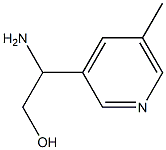 2-AMINO-2-(5-METHYLPYRIDIN-3-YL)ETHAN-1-OL Structure